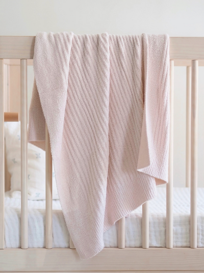 CozyChic Lite&reg; Ribbed Pink Baby Blanket