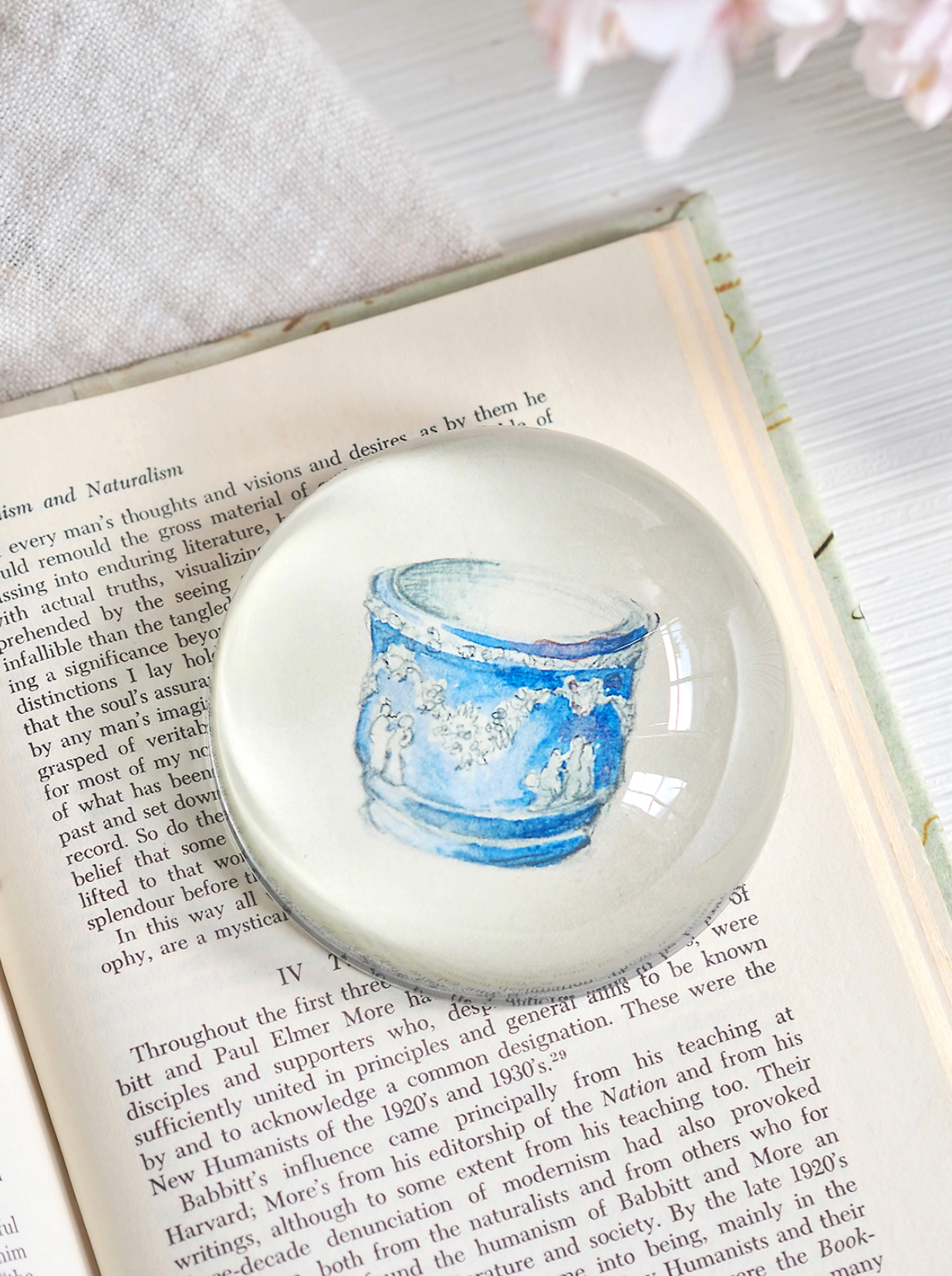 Delft Dome Paperweight