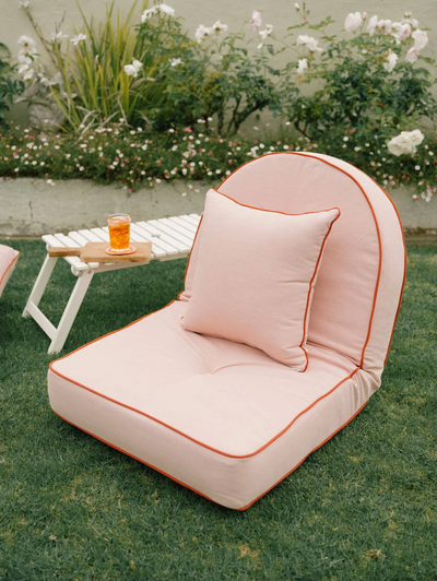 Riviera Pink Outdoor Pillow | 18x18