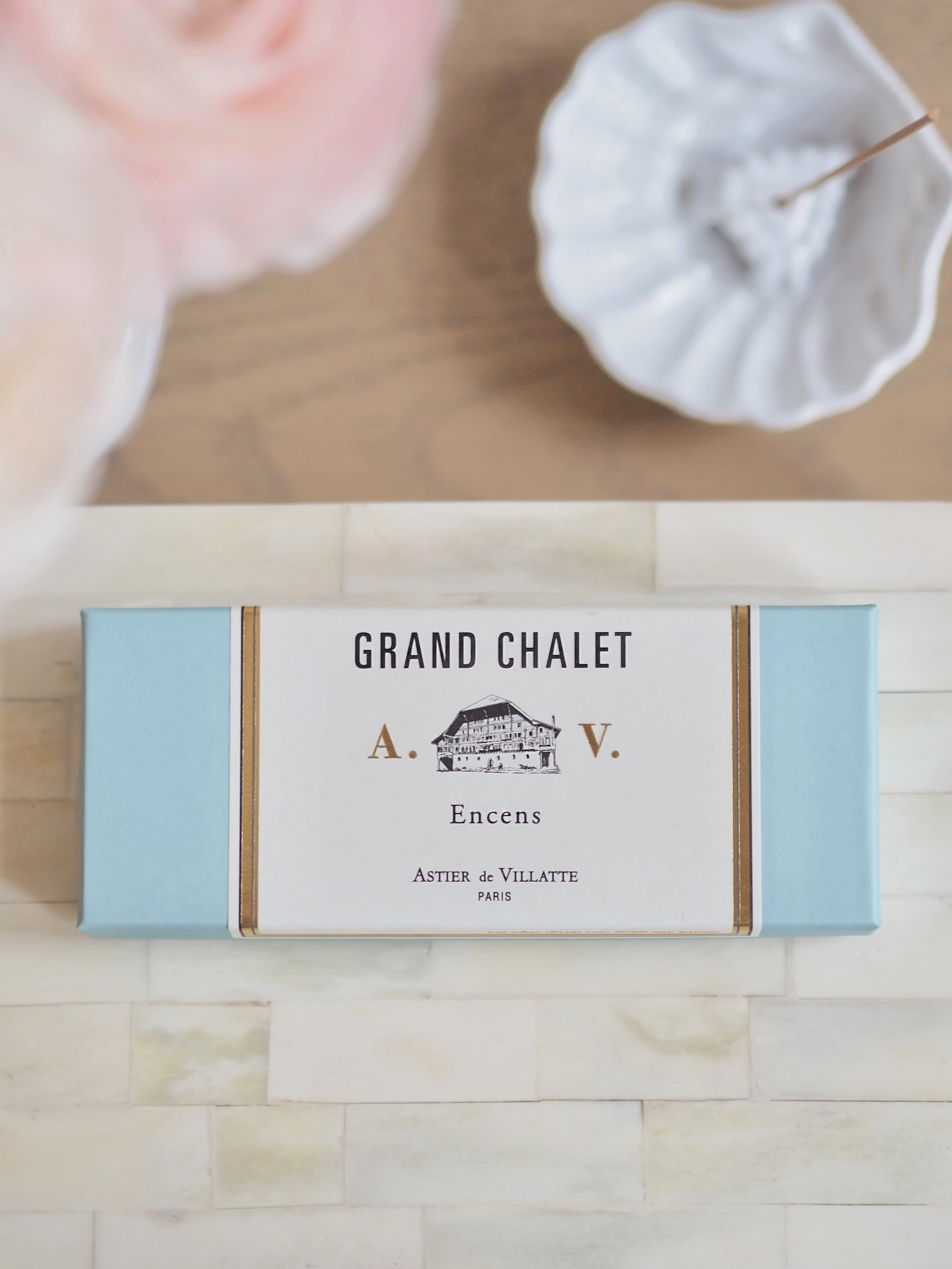 Astier de Villatte | Grand Chalet Incense Box | The Cross