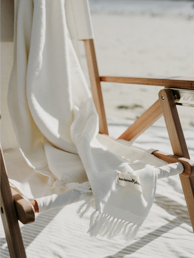 Antique White Beach Towel