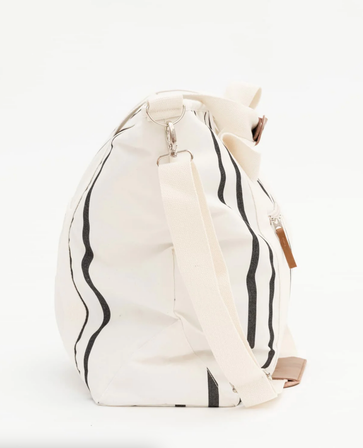 Black Stripe Cooler Tote Bag