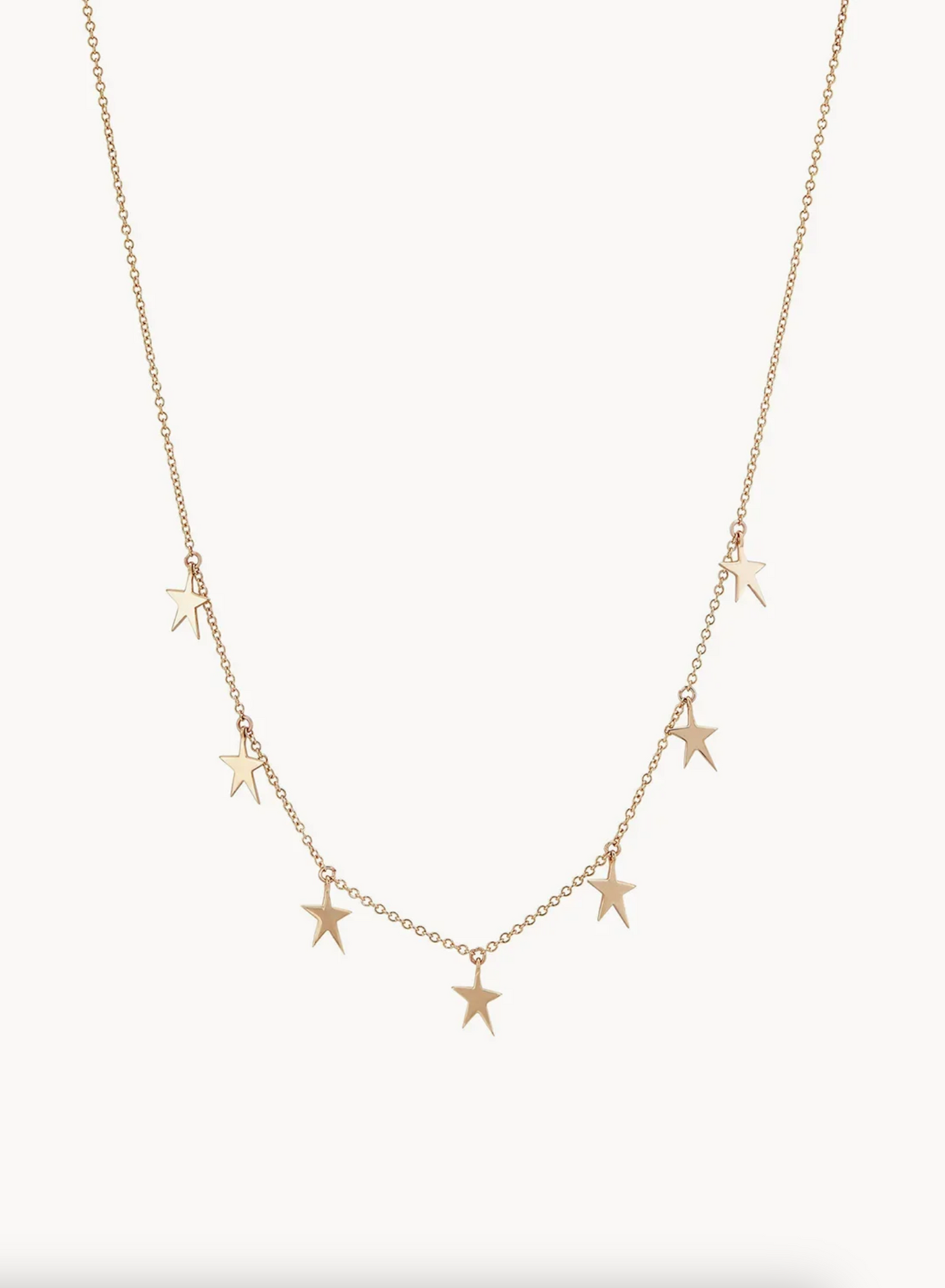Guidance Multi Star Necklace | 14K Gold