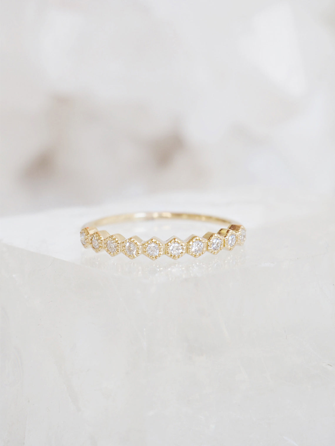 Diamond Gigi Ring | 14k Gold