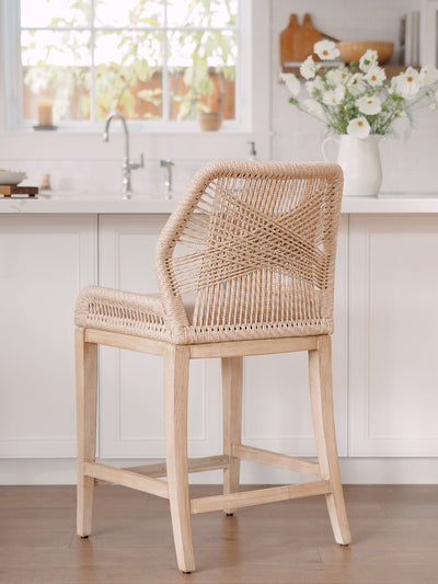 Lily Sand Loom Bar & Counter Stool - The Cross Decor & Design