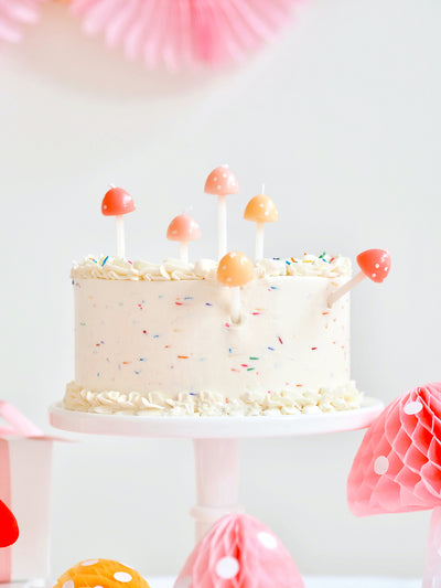 Mushroom Birthday Candles - The Cross Decor & Design