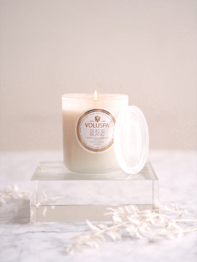 Suede Blanc Boxed Classic Candle