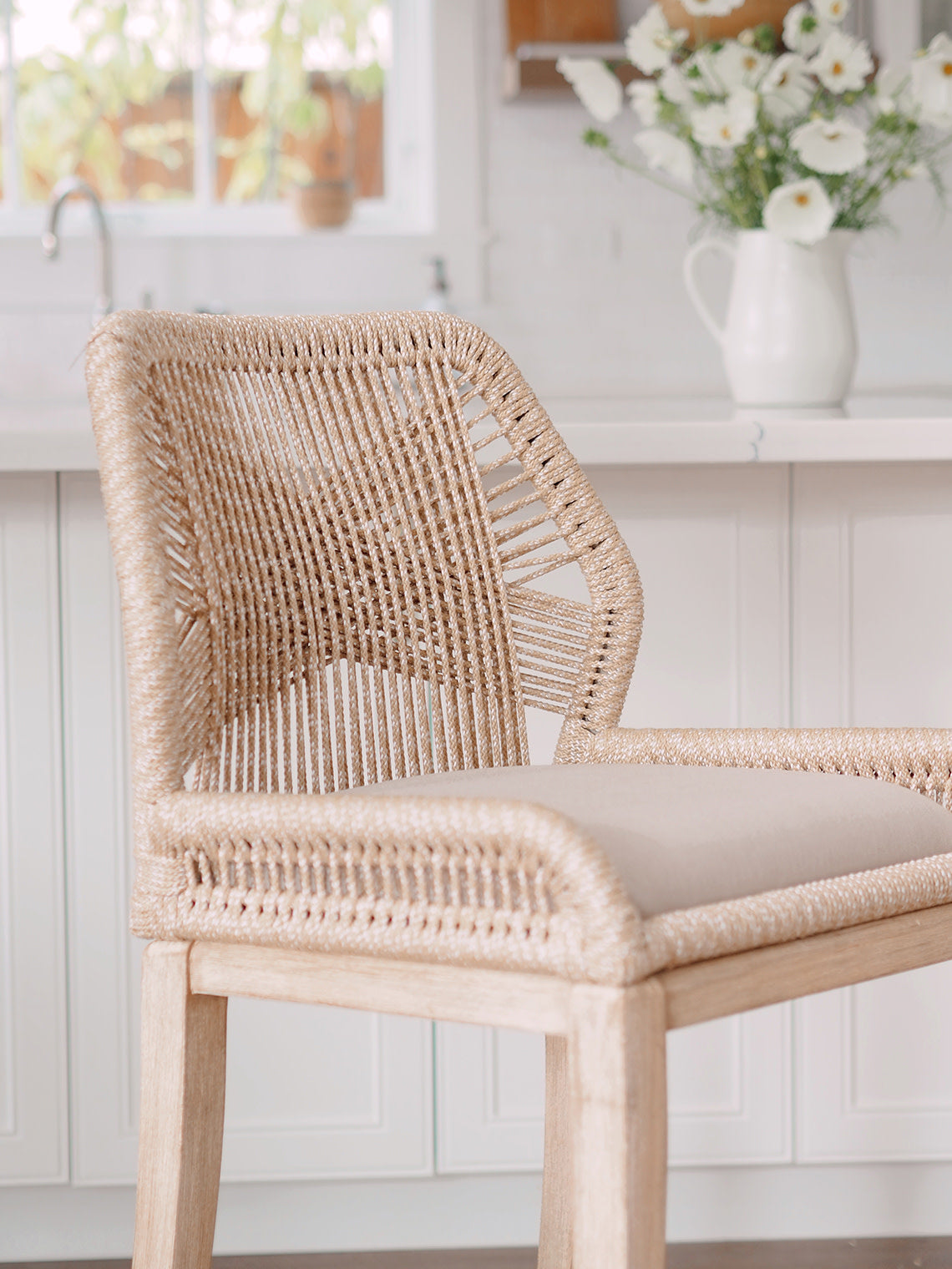 Lily Sand Loom Bar & Counter Stool - The Cross Decor & Design