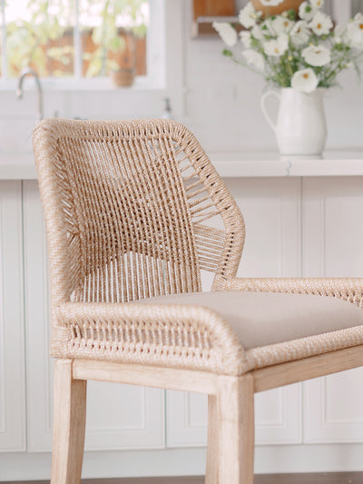 Lily Sand Loom Bar & Counter Stool - The Cross Decor & Design