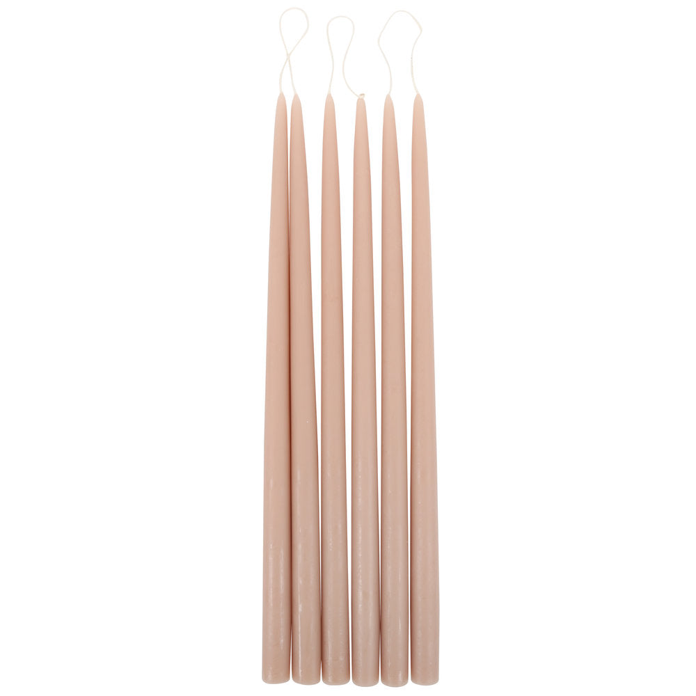 Classic Blush Taper Candle Set | 18" - The Cross Decor & Design