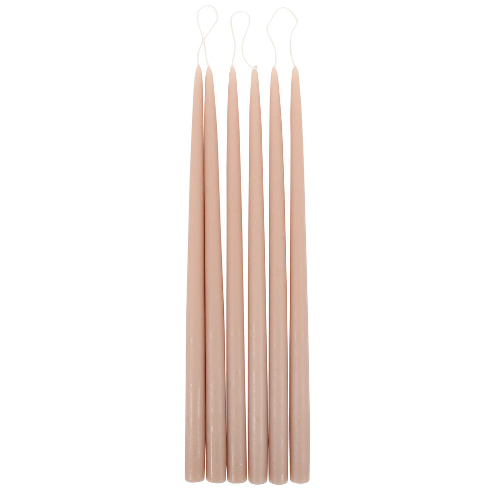 Classic Blush 18" Taper Candle Set of 2