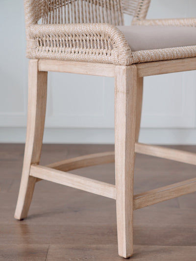 Lily Sand Loom Bar & Counter Stool - The Cross Decor & Design
