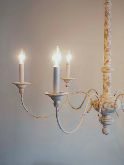 Country Chandelier | Belgian White - The Cross Decor & Design