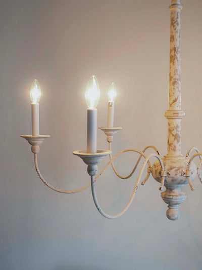 Country Chandelier | Belgian White