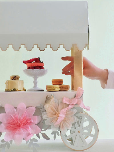 Ladurée Paris Macaron Cart Centrepiece - The Cross Decor & Design