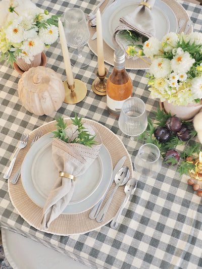 Eliza Lace Linen Napkin - The Cross Decor & Design
