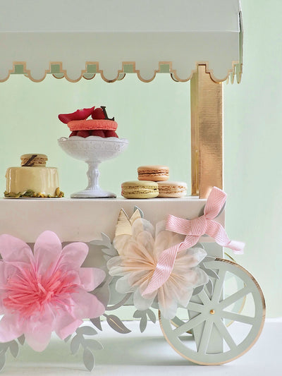 Ladurée Paris Macaron Cart Centrepiece