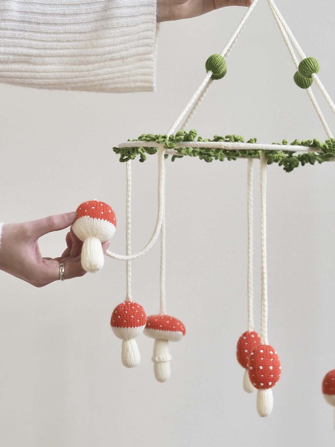Amanita Mushroom Mobile - The Cross Decor & Design