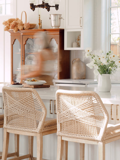 Lily Sand Loom Bar & Counter Stool - The Cross Decor & Design