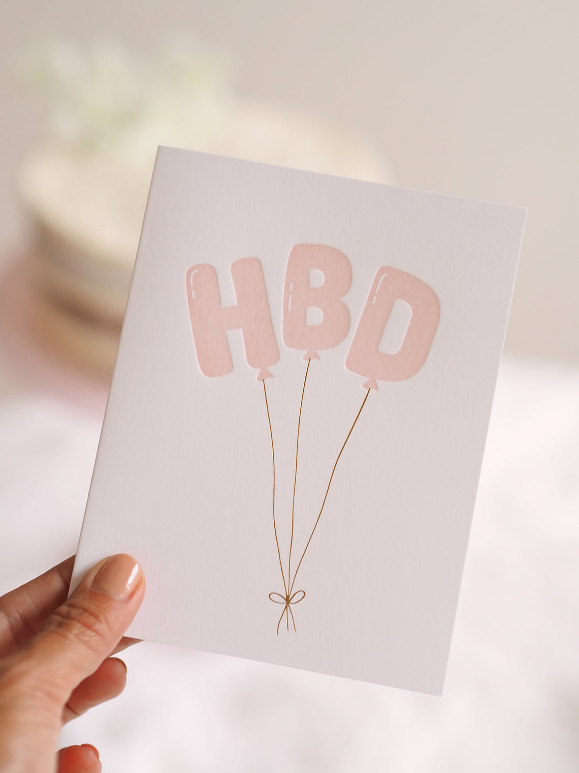 HBD Balloons Card