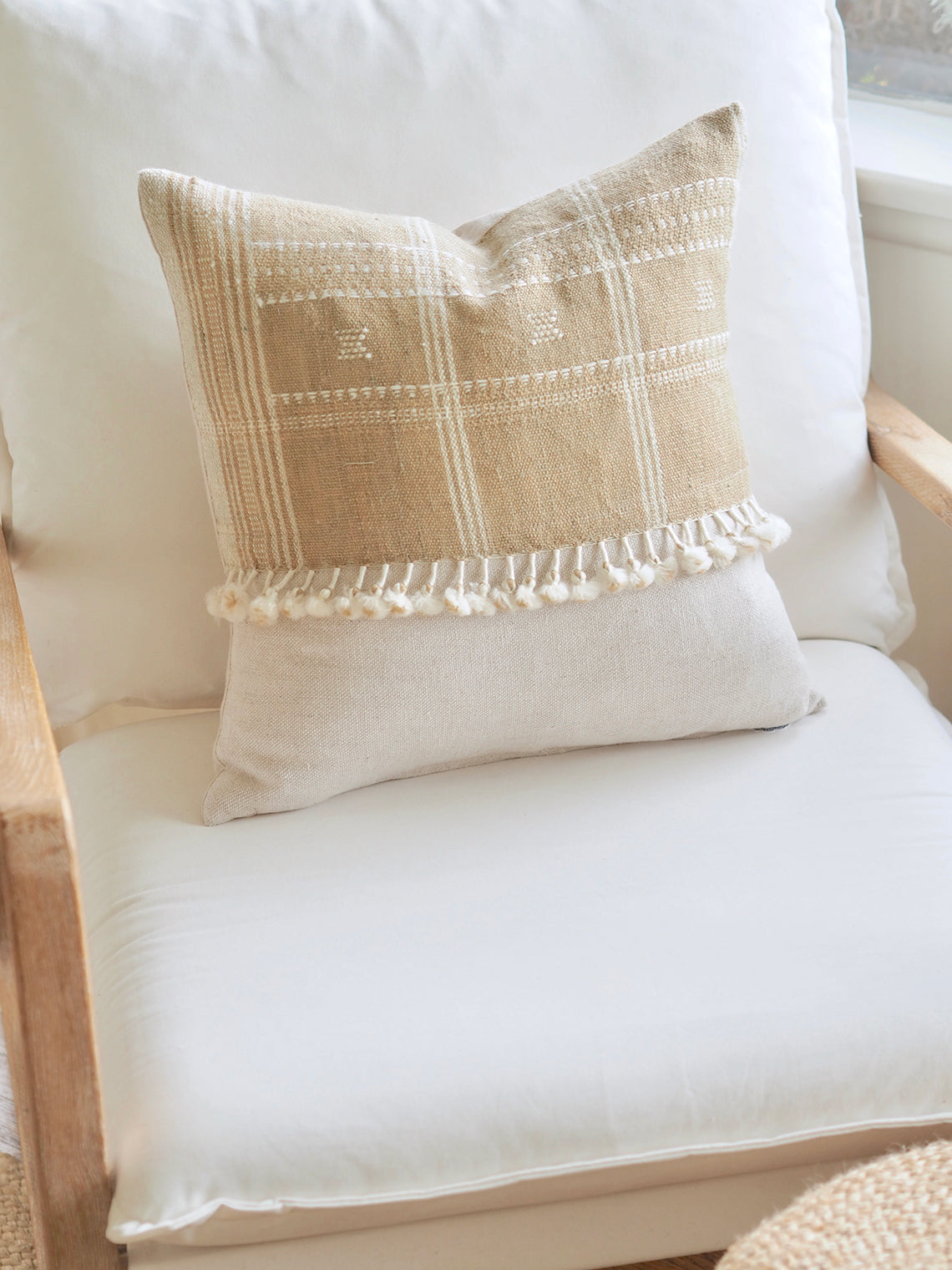 Morgan Olive Pillow ­| 20x20 - The Cross Decor & Design