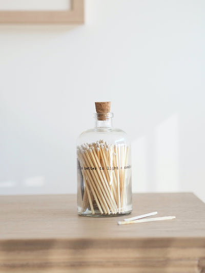 White Poetry Match Bottle | Large