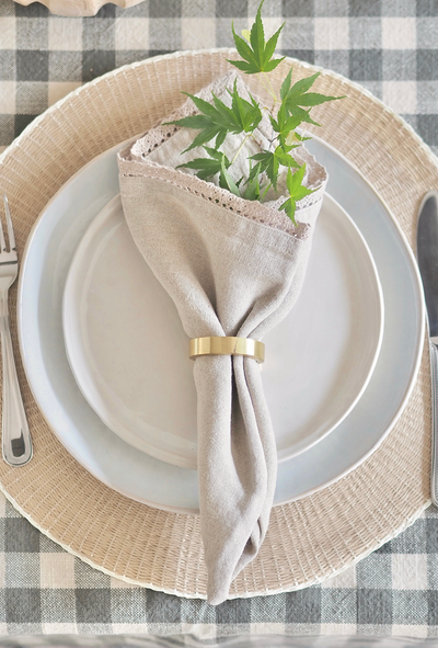 Eliza Lace Linen Napkin