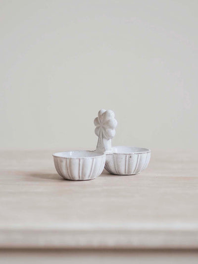 Clover Salt & Pepper Cellar