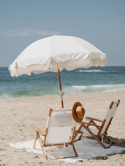 Antique White Beach Umbrella