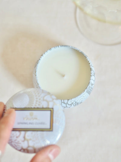 Sparkling Cuvée Mini Tin Candle