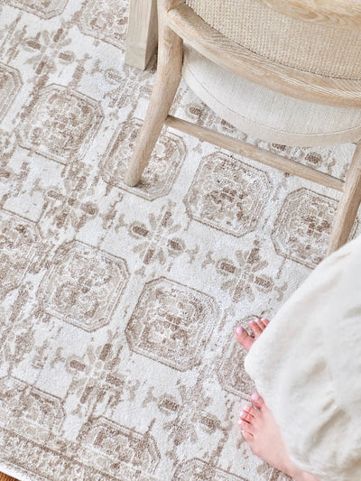 Melia Beige Rug - The Cross Decor & Design