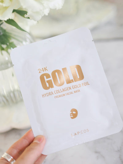 24K Gold Foil Premium Face Mask - The Cross Decor & Design