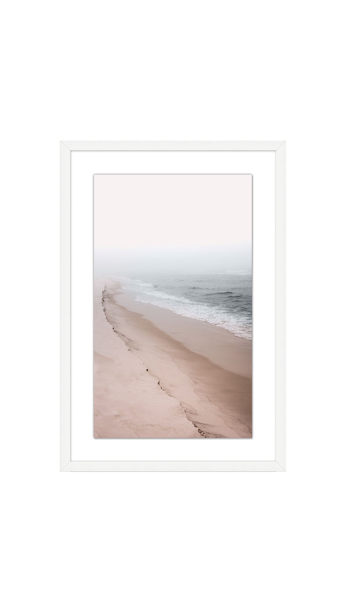 Into the Fog Matte White Frame | 25.75" x 37.75"