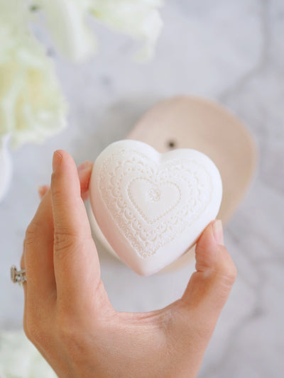 Lacey Heart Soap