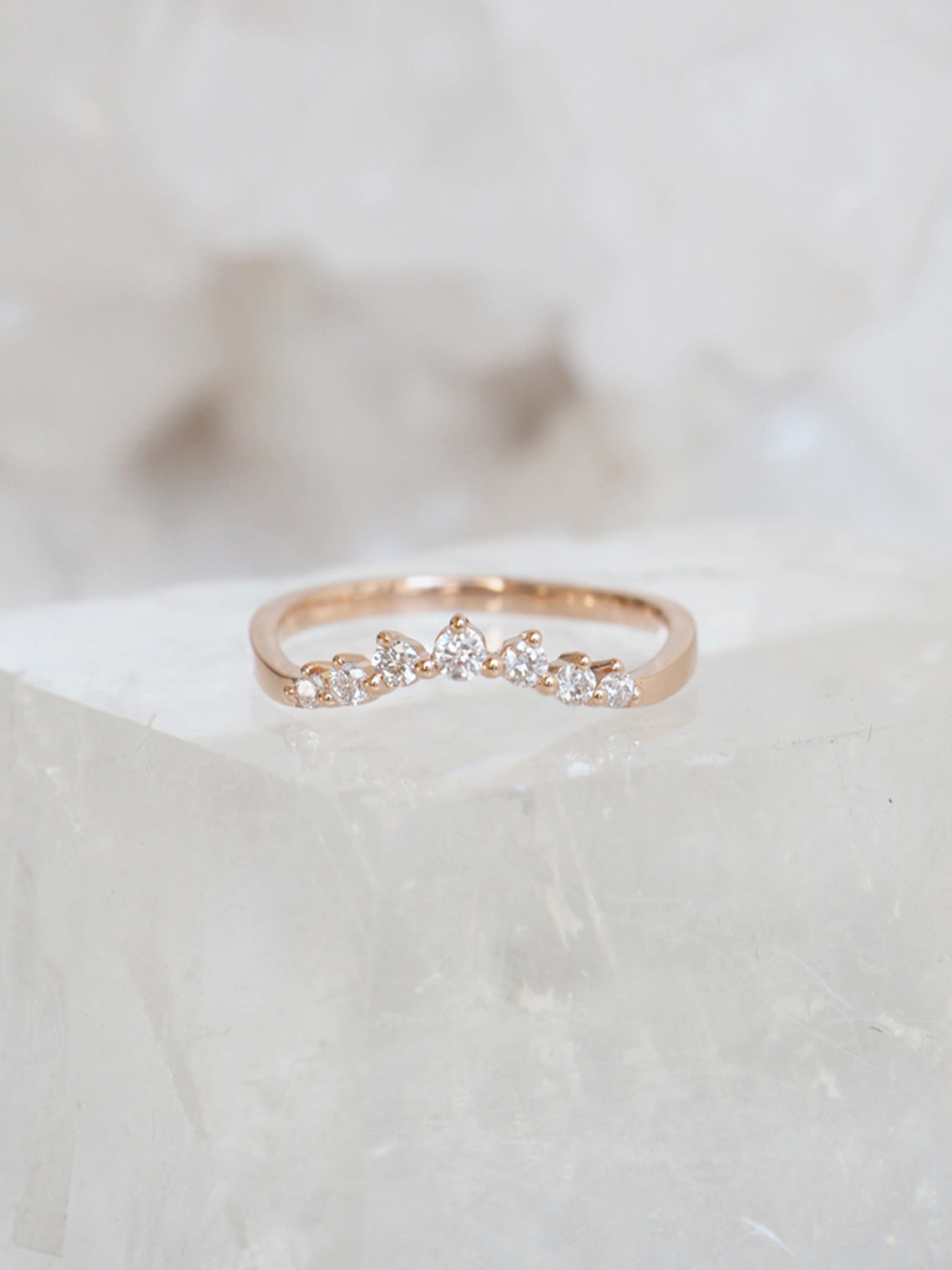 Diamond Jolie Ring | 14k Gold - The Cross Decor & Design