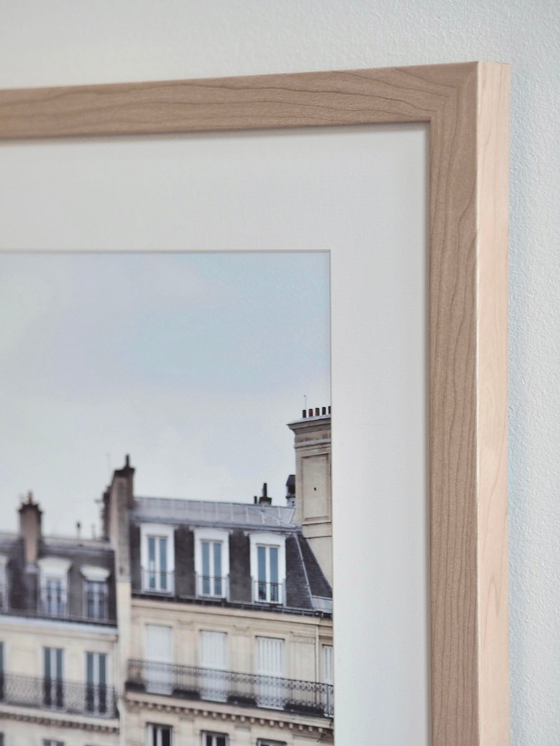 Parisian Rooftops Custom Framed Art Print | 24"x28"