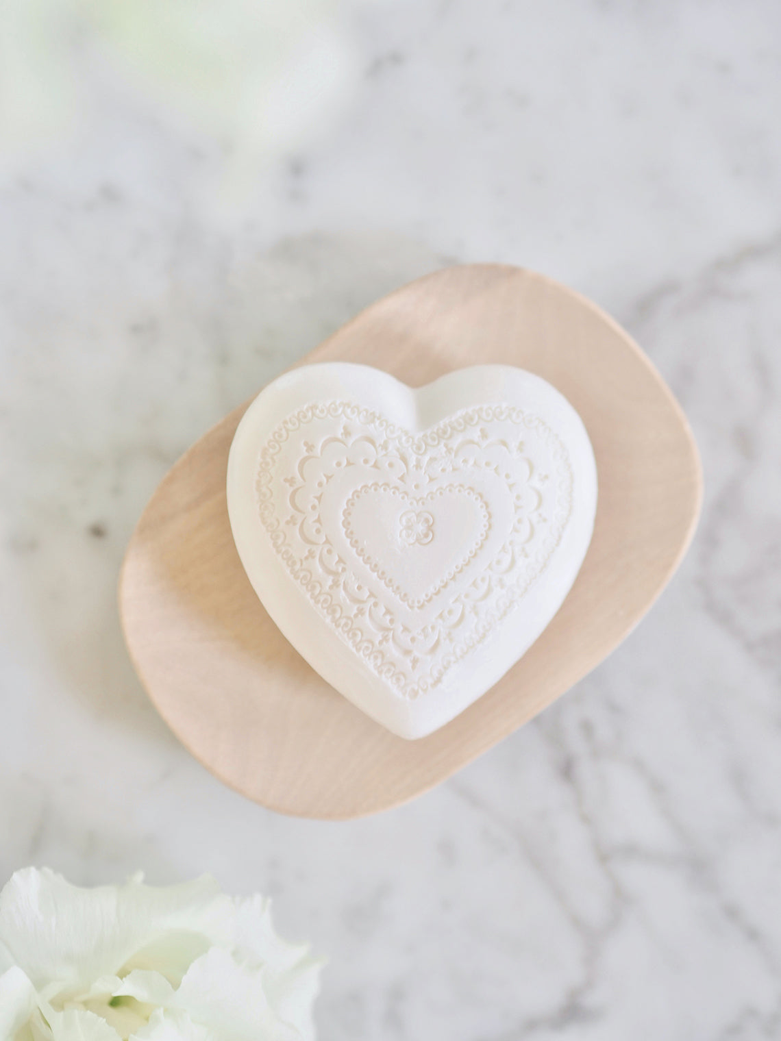 Lacey Heart Soap