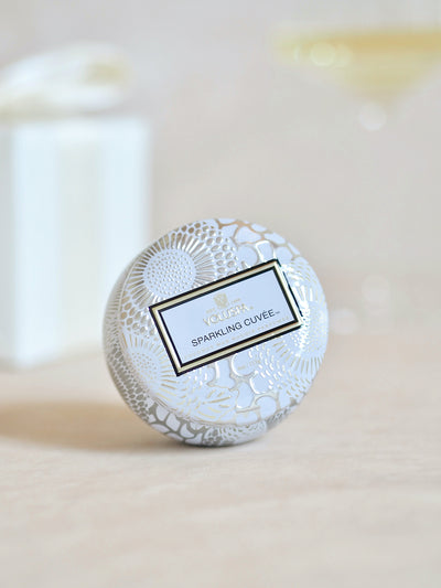 Sparkling Cuvée Mini Tin Candle