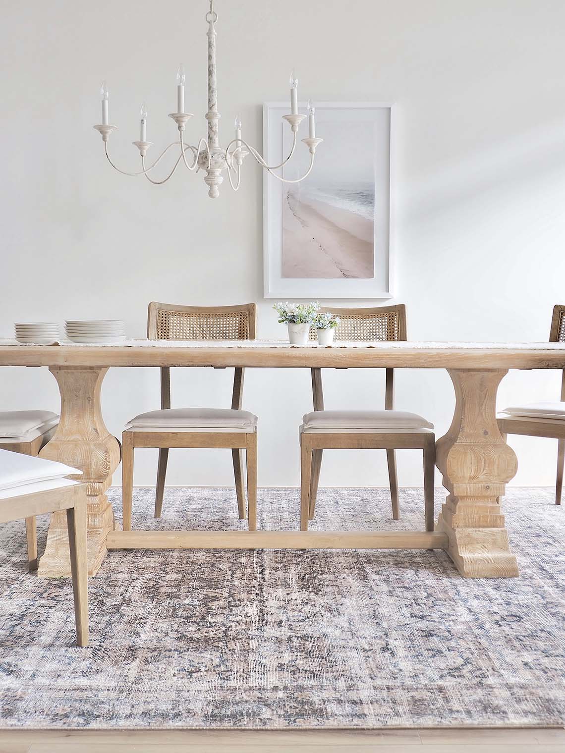 Country Chandelier | Belgian White - The Cross Decor & Design