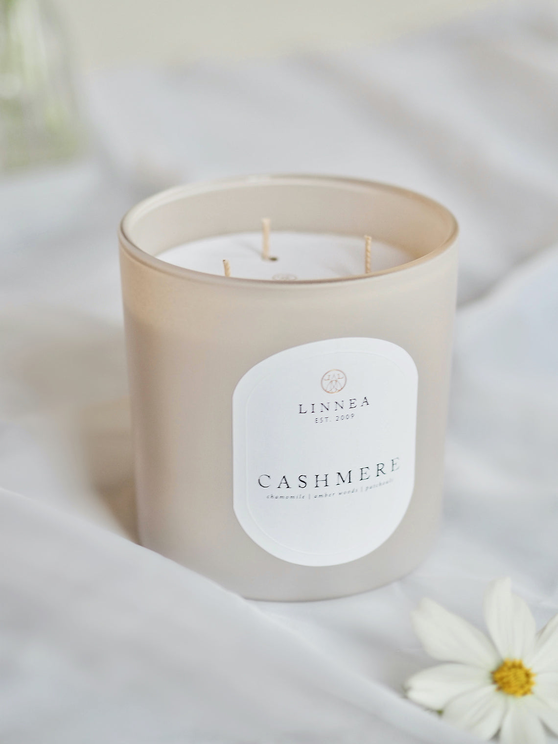 Cashmere 3 Wick Candle - The Cross Decor & Design