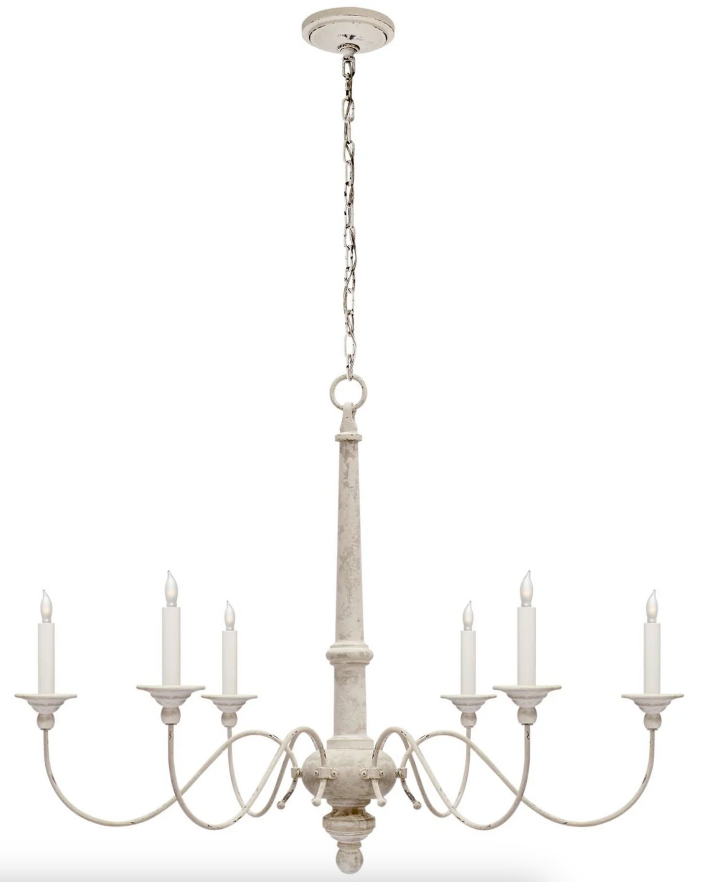 Country Chandelier | Belgian White - The Cross Decor & Design