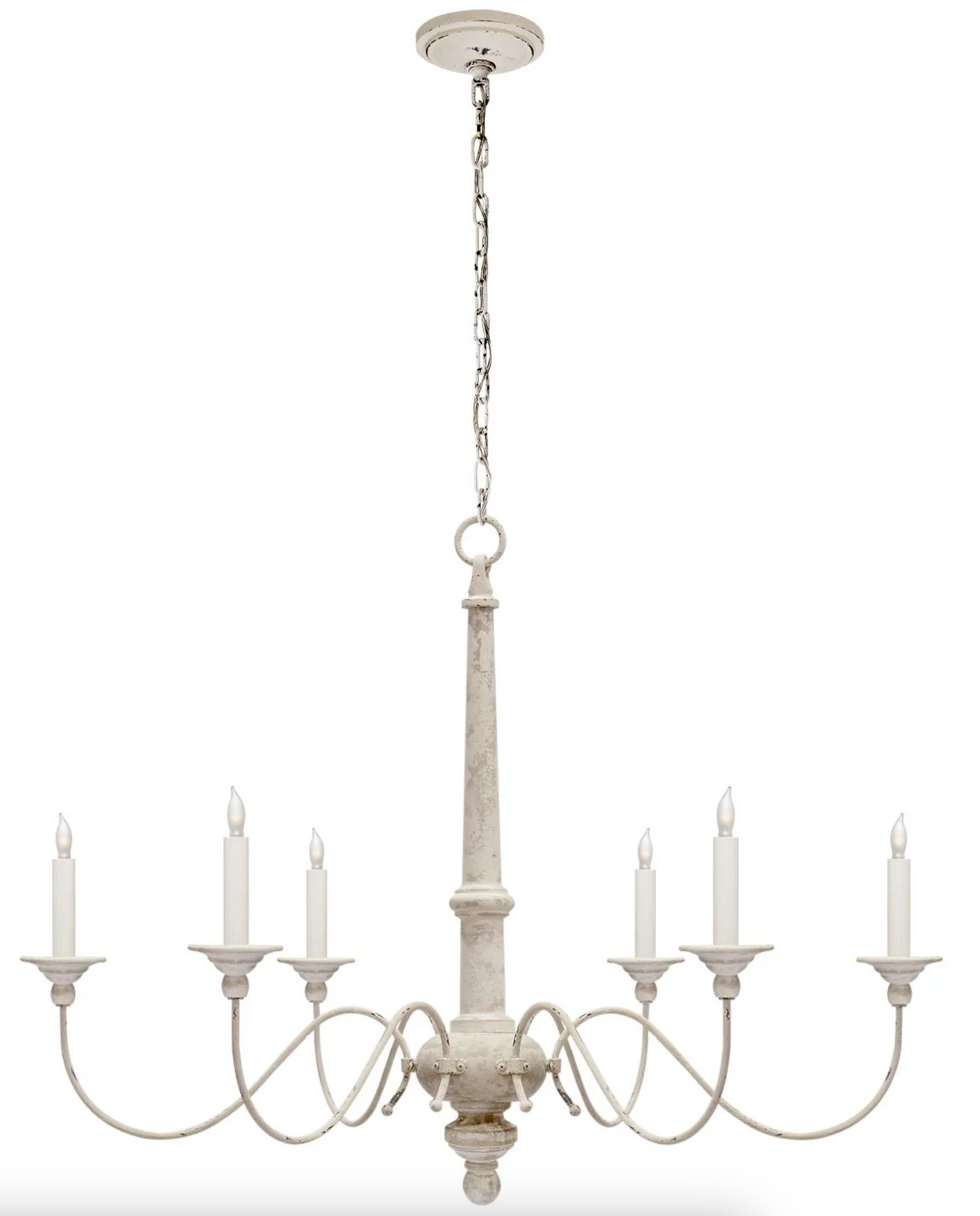 Country Chandelier | Belgian White