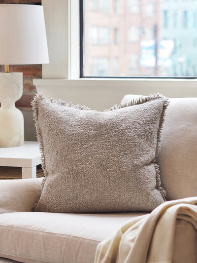 Callisto Taupe Pillow | 20x20 - The Cross Decor & Design