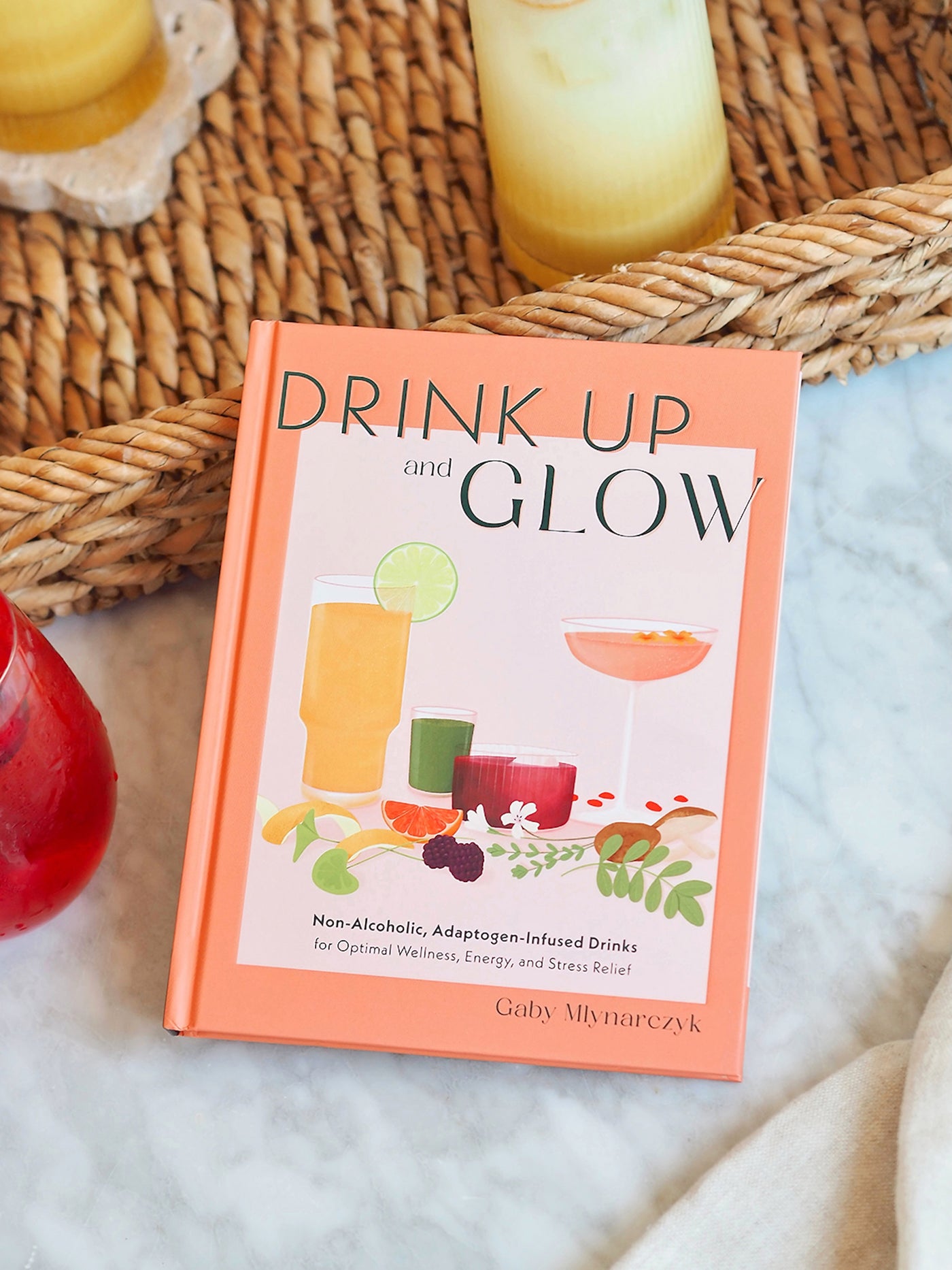 Drink Up & Glow : Non - Alcoholic Book - The Cross Decor & Design