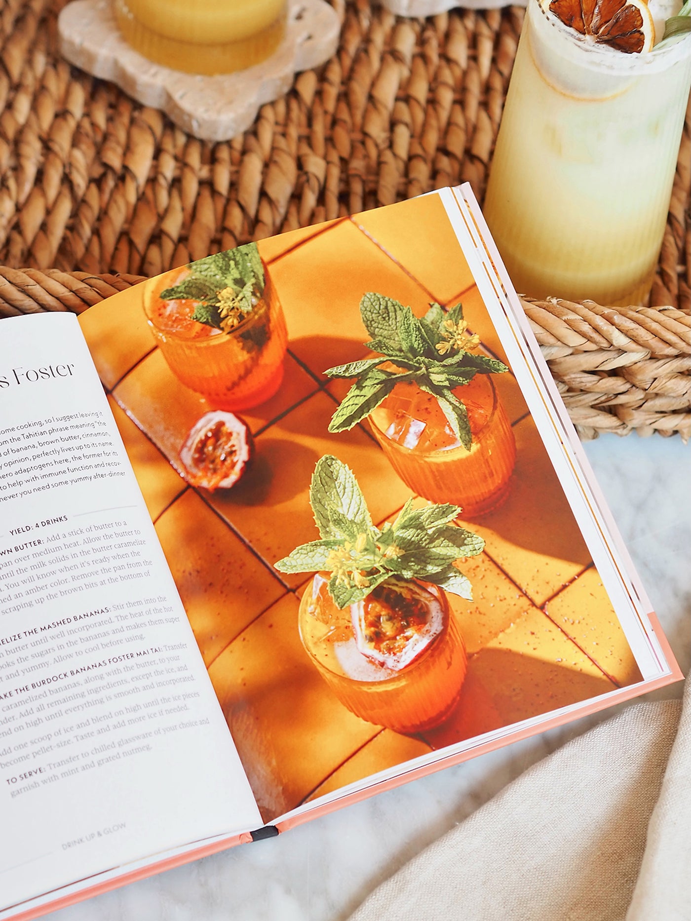 Drink Up & Glow : Non - Alcoholic Book - The Cross Decor & Design