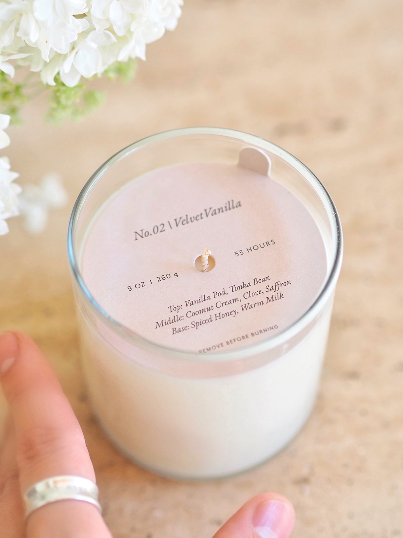 No. 02 Velvet Vanilla Candle - The Cross Decor & Design