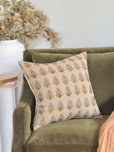 Poppy Mustard Pillow | 18x18
