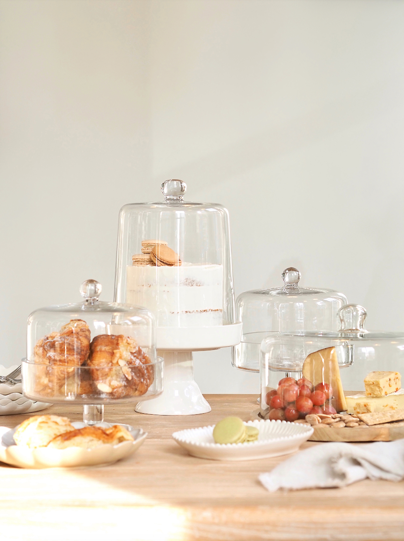 Juliette Glass Cake Stand - The Cross Decor & Design