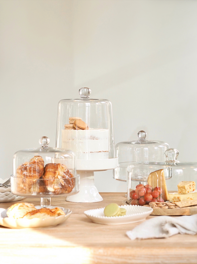 Juliette Glass Cake Stand - The Cross Decor & Design