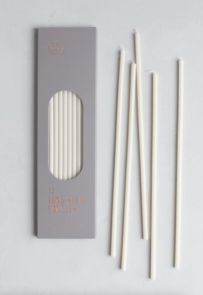 Parchment Long Stem Candles - The Cross Decor & Design